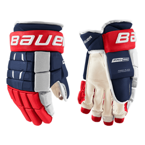 Bauer Rukavice Bauer Pro Series S21 SR, Senior, 14", tmavo modrá-červená-biela