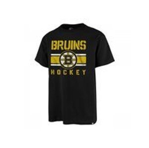 47' Brand Tričko NHL 47 Brand Echo T Distressed JB SR, čierna, Senior, S, Boston Bruins
