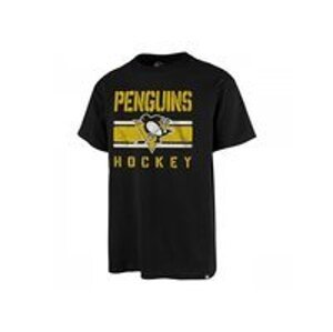 47' Brand Tričko NHL 47 Brand Echo T Distressed JB SR, čierna, Senior, L, Pittsburgh Penguins