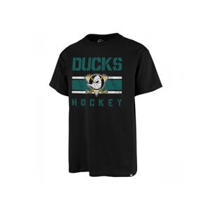 47' Brand Tričko NHL 47 Brand Echo T Distressed JB SR, čierna, Senior, XL, Anaheim Ducks