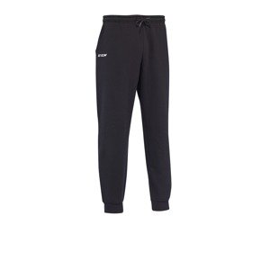 CCM Nohavice CCM Team Fleece Cuffed Jogger JR, Junior, S, čierna