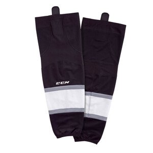 CCM Štucne CCM Sock Knitted, Junior, biela-tmavo modrá-červená