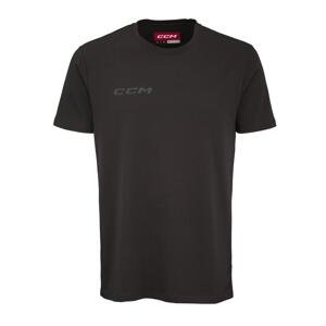 CCM Tričko CCM Core SS Tee YTH, čierna, Detská, L