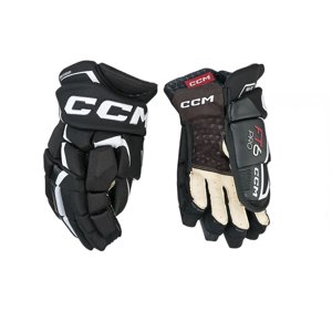 CCM Rukavice CCM Jetspeed FT6 Pro SR, tmavo modrá-žltá, Senior, 14"