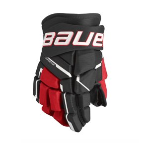Bauer Rukavice Bauer Supreme M5Pro S23 INT, Intermediate,  čierna-červená, 12"
