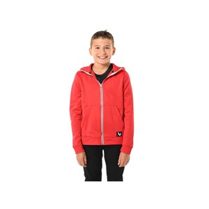 Bauer Mikina Bauer Team Fleece Zip YTH, Detská, červená, XXS