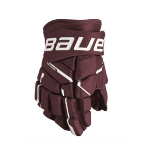 Bauer Rukavice Bauer Supreme M5Pro S23 INT, Intermediate, vínová, 12"