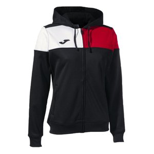Joma Mikina Joma Crew V Zip Up, čierna-červená-biela, XXS