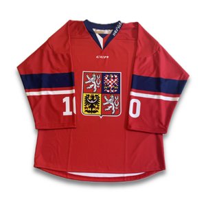 CCM Reprezentačný dres CCM bez reklám červený Červenka, Senior, červená, XL