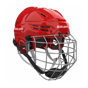 Bauer Helma Bauer Re-Akt 55 Combo SR, Senior, L, červená, 58-63cm