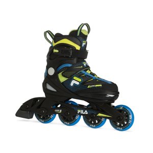 Fila Detské kolieskové korčule Fila J-One Boy Combo 3-Set Blue/Lime, S, 28-32, 4x, 70