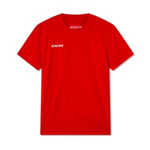 CCM Tričko CCM Lightweight Training YTH, červená, Dětská, XL