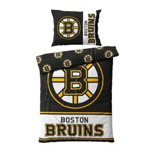 TipTrade Mikroplyšové obliečky NHL 140x200/70x90cm, Boston Bruins