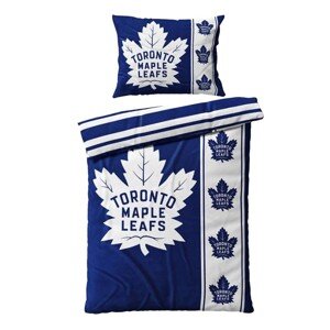 TipTrade Mikroplyšové obliečky NHL 140x200/70x90cm, Toronto Maple Leafs