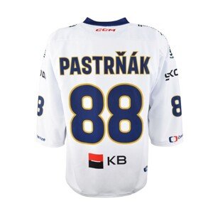 CCM Reprezentačný dres CCM s reklamou biely Pastrňák, Senior, biela, M