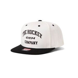 CCM Šiltovka CCM Athleisure Flatbrim Cap, biela