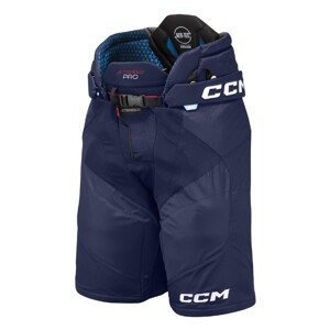CCM Nohavice CCM Jetspeed Pro JR, tmavo modrá, Junior, L