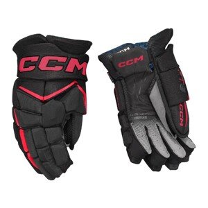 CCM Rukavice CCM Jetspeed FT8 JR, čierna-červená, Junior, 11"
