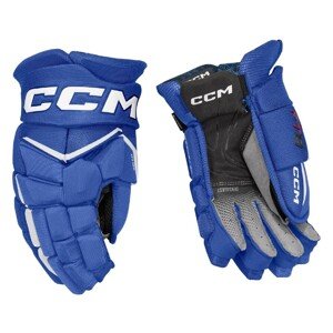 CCM Rukavice CCM Jetspeed FT8 JR, modrá-biela, Junior, 10"