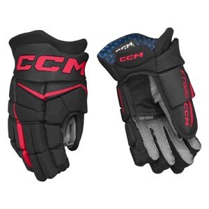 CCM Rukavice CCM Jetspeed FT880 JR, čierna-červená, Junior, 10"