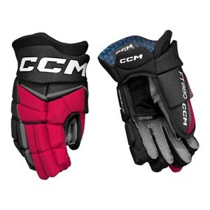 CCM Rukavice CCM Jetspeed FT880 JR, čierna-červená-biela, Junior, 12"