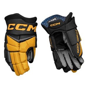 CCM Rukavice CCM Jetspeed FT880 JR, čierna-žltá, Junior, 12"