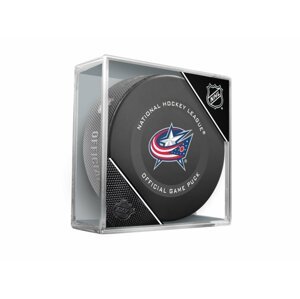 InGlasCo Fanúšikovský puk NHL Official Game Puck (1ks), Columbus Blue Jackets
