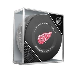InGlasCo Fanúšikovský puk NHL Official Game Puck (1ks), Detroit Red Wings