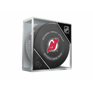InGlasCo Fanúšikovský puk NHL Official Game Puck (1ks), New Jersey Devils