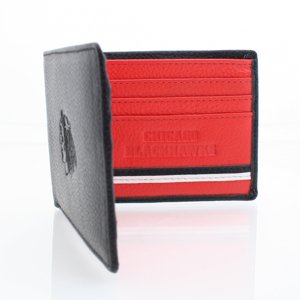 JFSC Kožená peňaženka JFSC NHL Leather Wallet, Chicago Blackhawks
