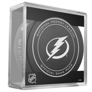 InGlasCo Fanúšikovský puk NHL Official Game Puck (1ks), Tampa Bay Lightning