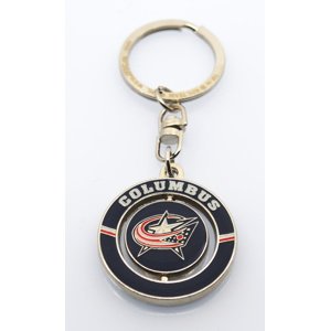 JFSC Prívesok na kľúče JFSC NHL Spinner, Columbus Blue Jackets