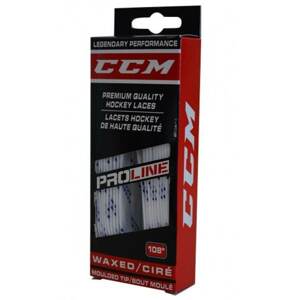 CCM Šnúrky CCM Proline Voskované 330cm, čierna, 130"