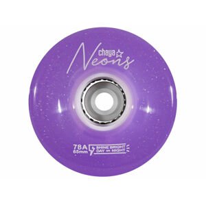 Powerslide Kolieska Chaya Neon LED Purple (4ks), 65, 38, 78A