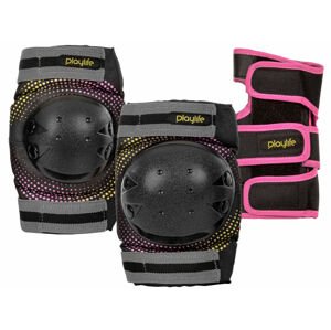 Powerslide Chrániče Playlife Joker Yellow Glow (sada), S