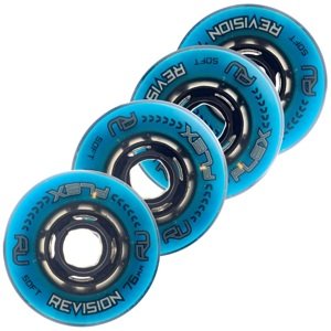 Revision Kolieska Revision Flex Soft Indoor Blue/Black (1ks), 80, 76A