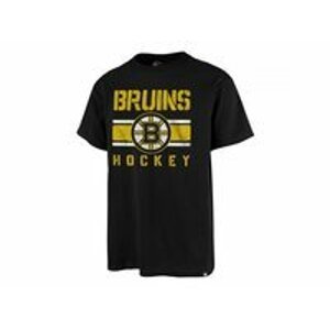 47' Brand Tričko NHL 47 Brand Echo T Distressed JB SR, čierna, Senior, XL, Boston Bruins