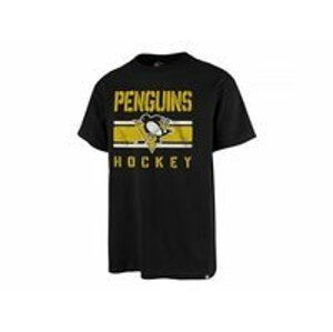 47' Brand Tričko NHL 47 Brand Echo T Distressed JB SR, čierna, Senior, S, Pittsburgh Penguins