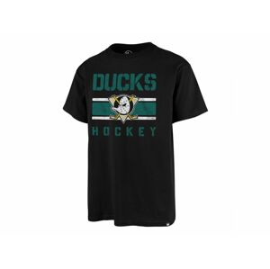 47' Brand Tričko NHL 47 Brand Echo T Distressed JB SR, čierna, Senior, L, Anaheim Ducks