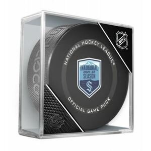 InGlasCo Fanúšikovský puk NHL Inaugural 2021-2022 Season Team Game Puck, Seattle Kraken
