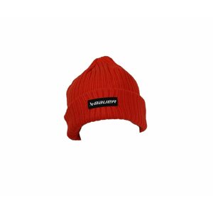 Bauer Čiapka Bauer Ribbed Toque SR, oranžová, Senior