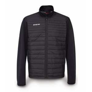CCM Bunda CCM Team Quilted Jacket SR, Senior, L, čierna
