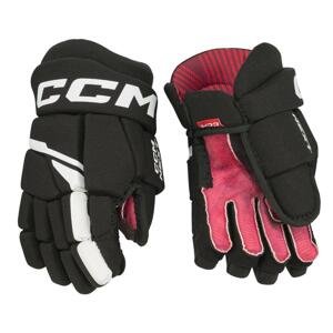 CCM Rukavice CCM Next YTH, čierna-biela, Detská, 9"