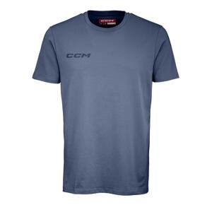 CCM Tričko CCM Core SS Tee YTH, modrá, Detská, XL