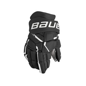 Bauer Rukavice Bauer Supreme Mach S23 INT, Intermediate,  čierna-biela, 13"