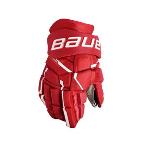 Bauer Rukavice Bauer Supreme Mach S23 INT, Intermediate, červená, 12"