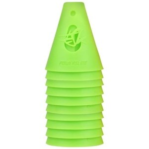 Powerslide Plastové kužele Powerslide FSK (10ks), zelená