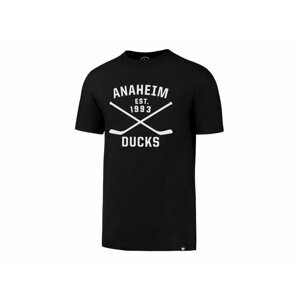 47' Brand Tričko 47 Brand Splitter Tee NHL SR, čierna, Senior, XL, Anaheim Ducks